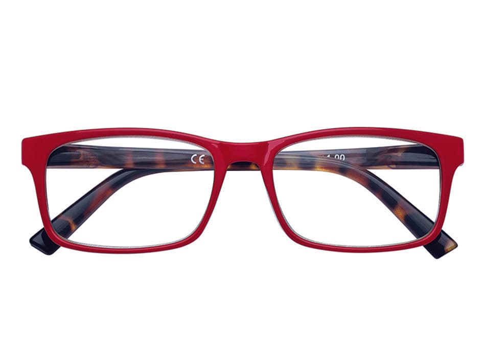 Occhiale Lettura Montatura Policarbonato Rosso B20 Diottrie +3,0 - 2