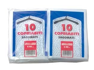 Sacco Copriabito Sagomato PZ.10 65 CMX130 390 g Cp 10 Pezzi - 2