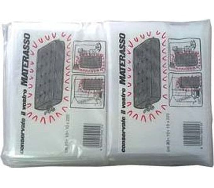 Sacco Coprimaterasso Neutro 80 CM+10+10X220 142 g 20 Confezione Cp - 2