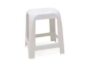 Sgabello Elfo in Polipropilene Bianco 41 CMX35X46H. Stefanplast - 2