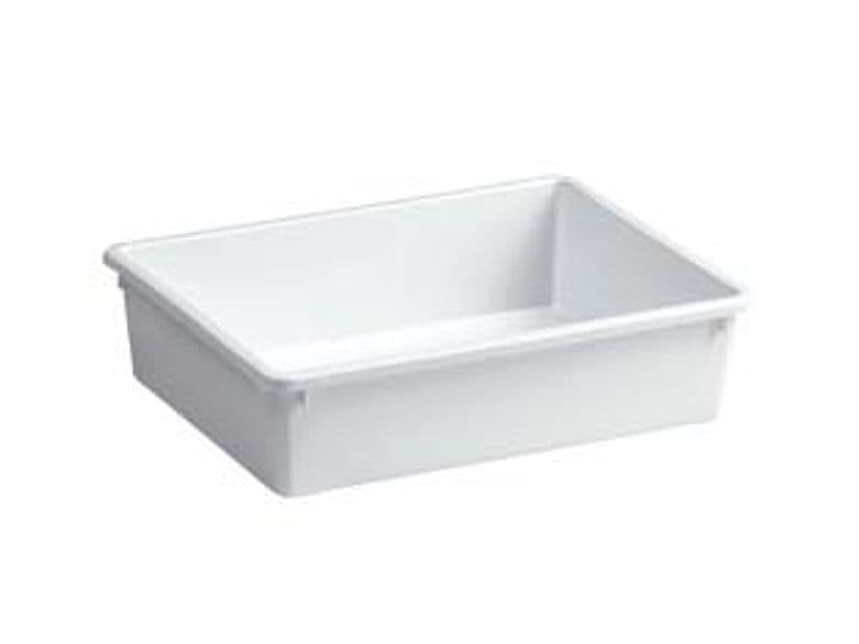Bacinella per Frigo in Polipropilene Bianca 40 CMX30X10H. 10 l 5 Pezzi - 2