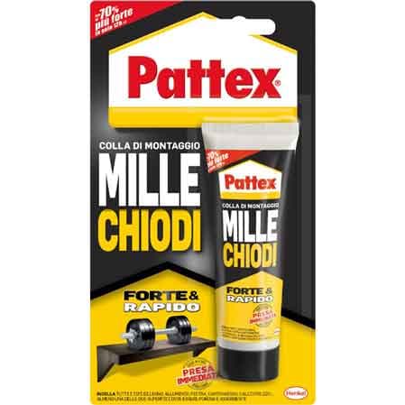 Colla di Montaggio Millechiodi 250 Gr Pattex in Tubo - 2