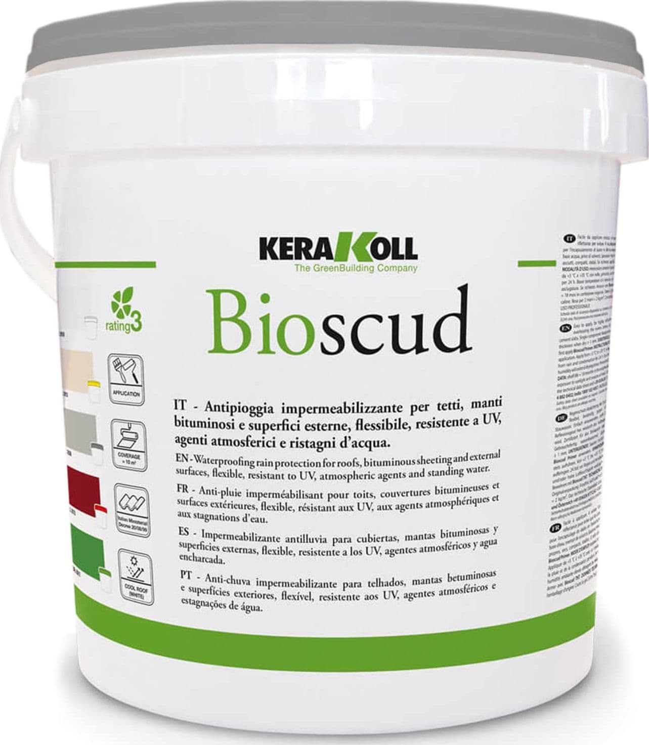 Guaina Liquida Colorata Bioscud Kerakoll 5 kg Colore Grigia – Autres