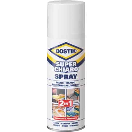 Colla Spray Superchiaro 500 ml Bostik - 2