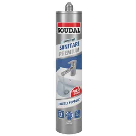 Silicone Neutro Sanitari Soudal 300 ml Trasparente - 2
