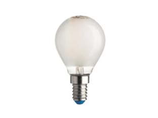 Lampada Filo LED Sfera Stick Satinata E14 4,5 W 2700°K Calda 470 5 Blister - 2