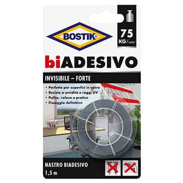 Nastro Biadesivo Invisibile Bostik Mm 19 x 1,5 m - 2