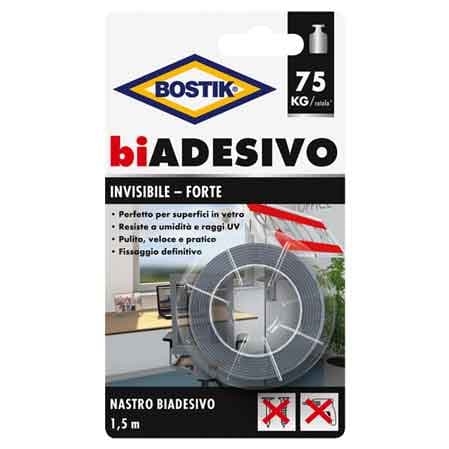 Nastro Biadesivo Invisibile Bostik Mm 19 x 1,5 m - 2
