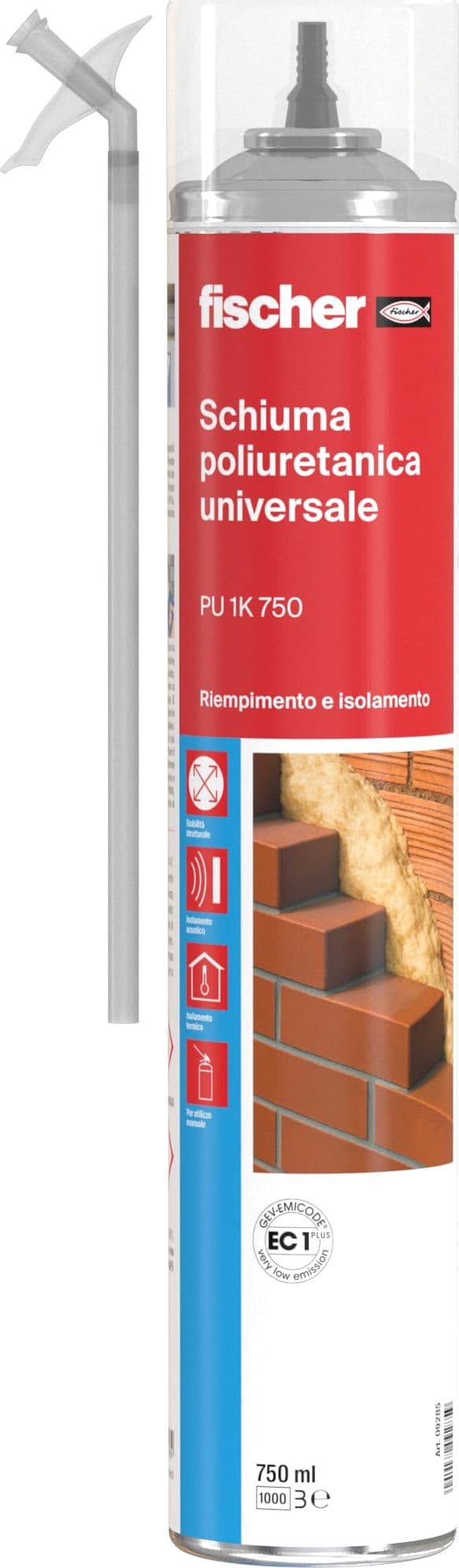 Schiuma Poliuretanica 750 ml Fischer Manuale