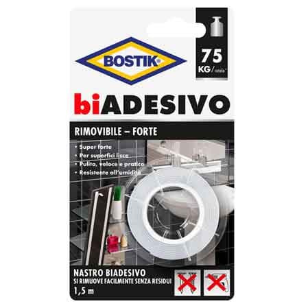 Nastro Biadesivo Rimovibile Forte Bostik Mm 19 x 1,5 m - 2