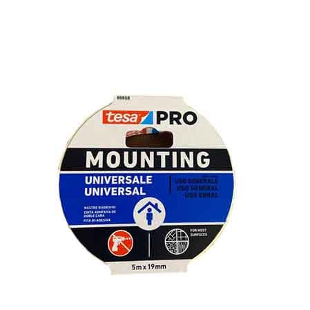 Nastro Biadesivo Mounting Universal Tesa Mm 19 x 1,5 m Col Bianco - 2