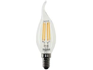 Lampada Filo LED Colpo di Vento Zafiro E14 4 W 2700 °k Calda 470 Lm 5 Pezzi - 2