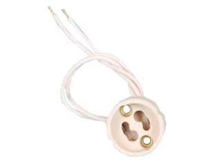 Portalampada in Steatite per Lampade Alogene 230 V Bianco 10 Pezzi - 2