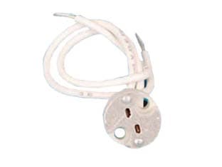 Portalampada in Steatite per Lampade Alogene 12 V Bianco 5 Pezzi - 2