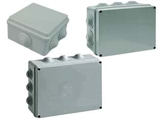 Scatola Stagna con Coperchio e Passacavi 150 MMX110X70 10 Passacavi 4 Pezzi - 2