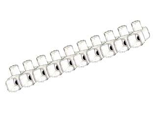 Connettori a Pipa 2,5 mm in Stecca PZ.10 10 Pezzi - 2