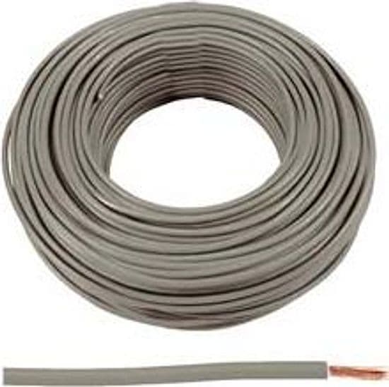 Cavo Elettrico Unipolare Antifiamma Grigio FS17 1X MMQ.6 Grigio 100 m