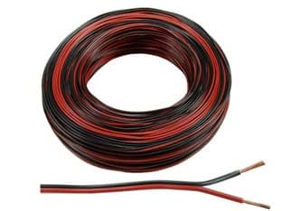 Cavo Elettrico Bipolare Piattina per Altoparlanti Rosso Nero 2X MMQ.1 100 m - 2