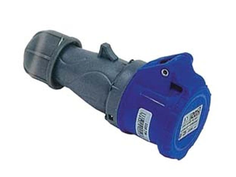 Presa Industriale Volante Blu 2P+T Cee IP44 16A Blu 5 Pezzi