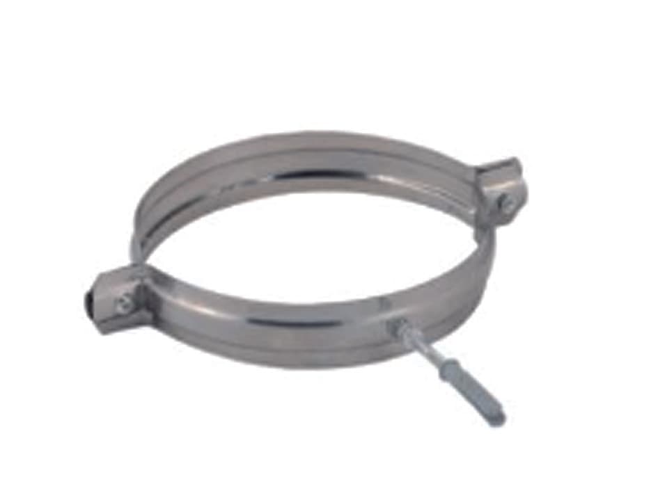 Collare Reggitubo in Acciaio Inox AISI 304 Monoparete Spessore Cod 364638 - 2