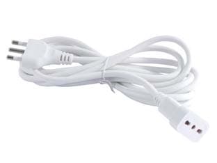 Prolunga Elettrica Lineare Bipasso 3X1 Bianca 5 m Syntesy - 2