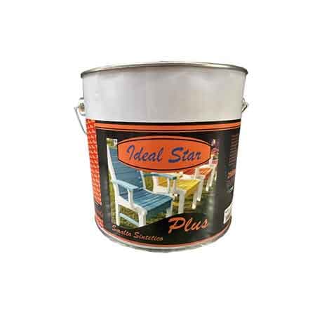 Smalto in Secchio Plus Ideal Star 2,5 l Nero - 2