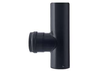 Raccordo a T m F per Stufe a Pellet Nero Opaco Pesante 1,2 mm Ø 8 mm cm - 2