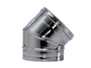 Gomito a 45 ° Acciaio Inox AISI 304 Monoparete Spessore 05 mm Ee ¸ 300 mm - 2