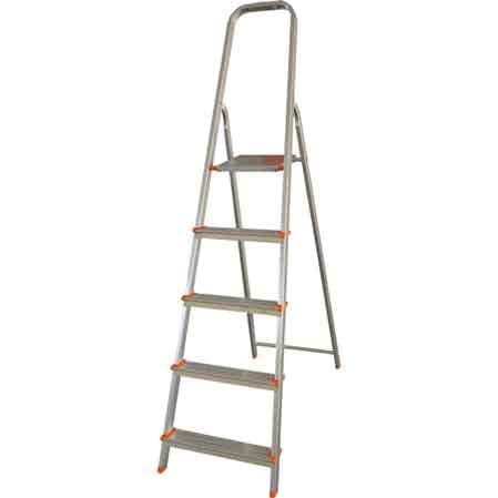 Scala Professionale 150 kg Stella 5 Gradini Marchetti - 2