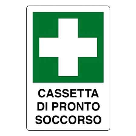 Cartello Pronto Soccorso 20 x 30 cm 10 Pezzi - 2
