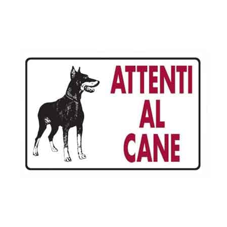 Cartello Attenti al Cane 20 x 30 cm 10 Pezzi - 2