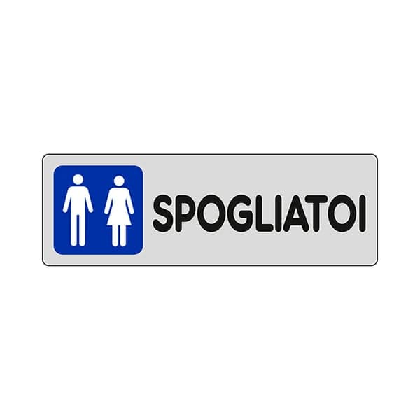 Etichetta Spogliatoi Uomo Donna 15 x 15 cm 10 Pezzi - 2