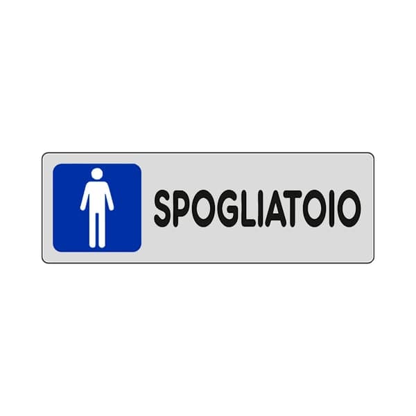 Etichetta Spogliatoio Uomo 15 x 15 cm 10 Pezzi - 2