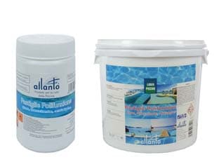 Pastiglie Polifunzione (cloro, Flocculante, Antialghe) 25 kg in Fusto - 2