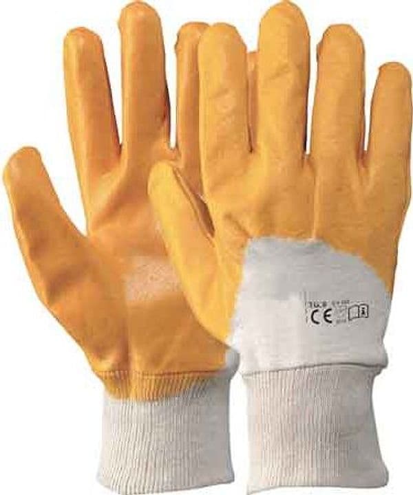 Guanto Cotone Impregnato Nbr Giallo Tg. 10 12 Paia - 2