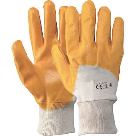 Guanto Cotone Impregnato Nbr Giallo Tg. 10 12 Paia - 2
