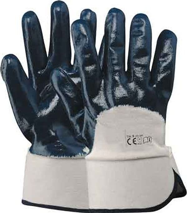 Guanto Cotone Impregnato Nbr Blu Tg. 10 12 Paia - 2