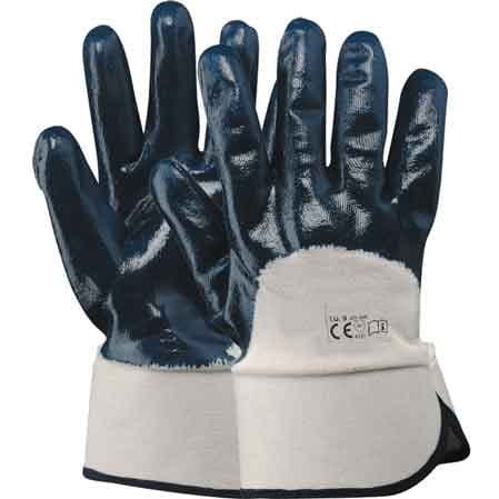 Guanto Cotone Impregnato Nbr Blu Tg. 10 12 Paia - 2