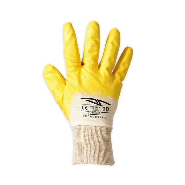Guanto Cotone Impregnato Nbr Giallo Tg. 9 12 Paia - 2