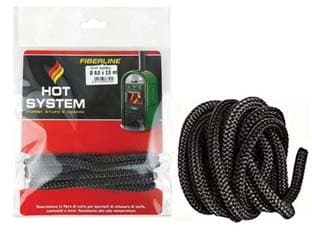 Guarnizione Tonda per Alte Temperature Fiberline 6 MMX2,5 m 6 Pezzi - 2