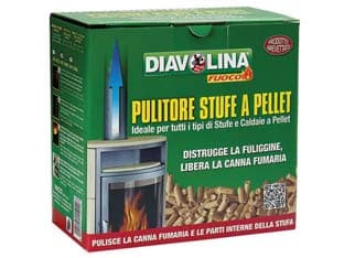 Diavolina Pellet Spazzacamino 1,5 kg Diavolina 10 Pezzi - 2