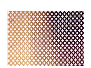 Lamiera Traforata Anodizzata Bronzo - 2