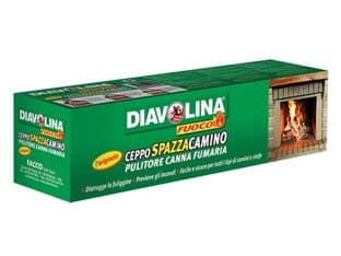 Diavolina Ceppo Spazzacamino 1,10 kg Diavolina 6 Pezzi - 2