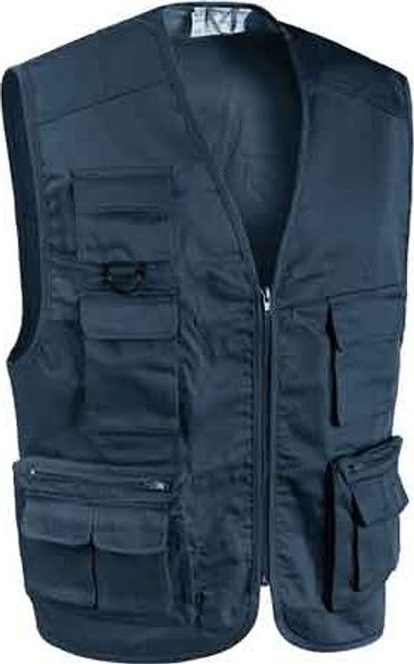 Gilet Multitasche Blu Tg. M - 2