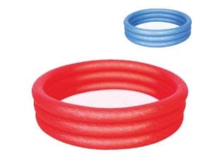 Piscina Gonfiabile Tinta Unita a 3 Anelli +2 Anni Ø 122 mm CMX25H. 0,750 - 2