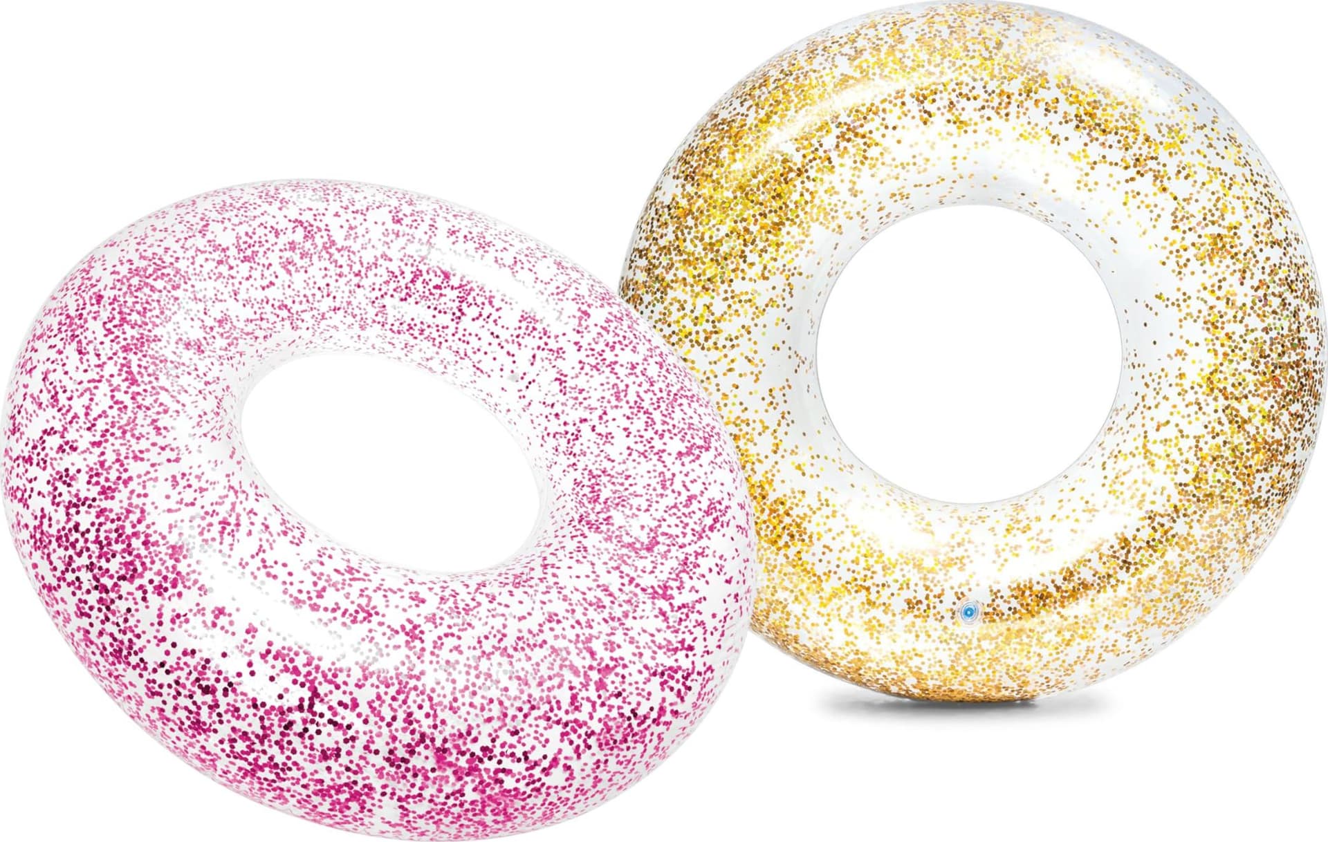 Salvagente Gonfiabile Ciambella Glitter 2 Colori Assortiti 119 cm Peso 0,95 - 2