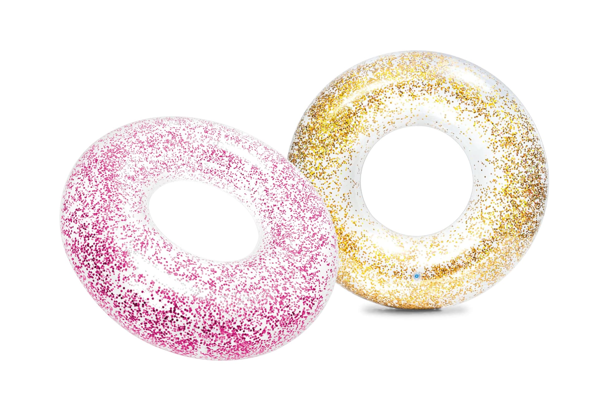 Salvagente Gonfiabile Ciambella Glitter 2 Colori Assortiti 119 cm Peso 0,95 - 2