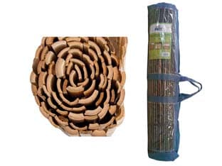 Arella in Bambu' Mezza Canna Filo Metallo Passante 1,5 MX3 Vette - 2