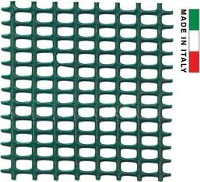 Rete in Plastica Quadretta Verde 5 MMX5 Maglia 5 MMX5, Altezza 100 cm 1 – T-Rex