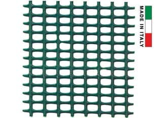 Rete in Plastica Quadretta Verde 5 MMX5 Maglia 5 MMX5, Altezza 100 cm 1 - 2